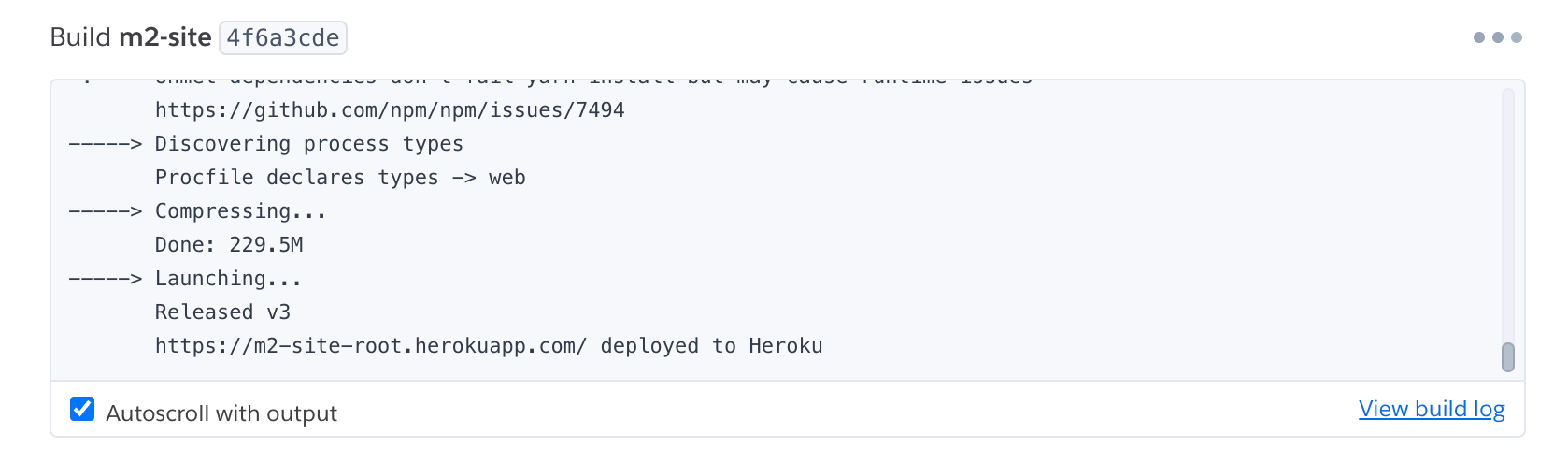 Heroku Deployed